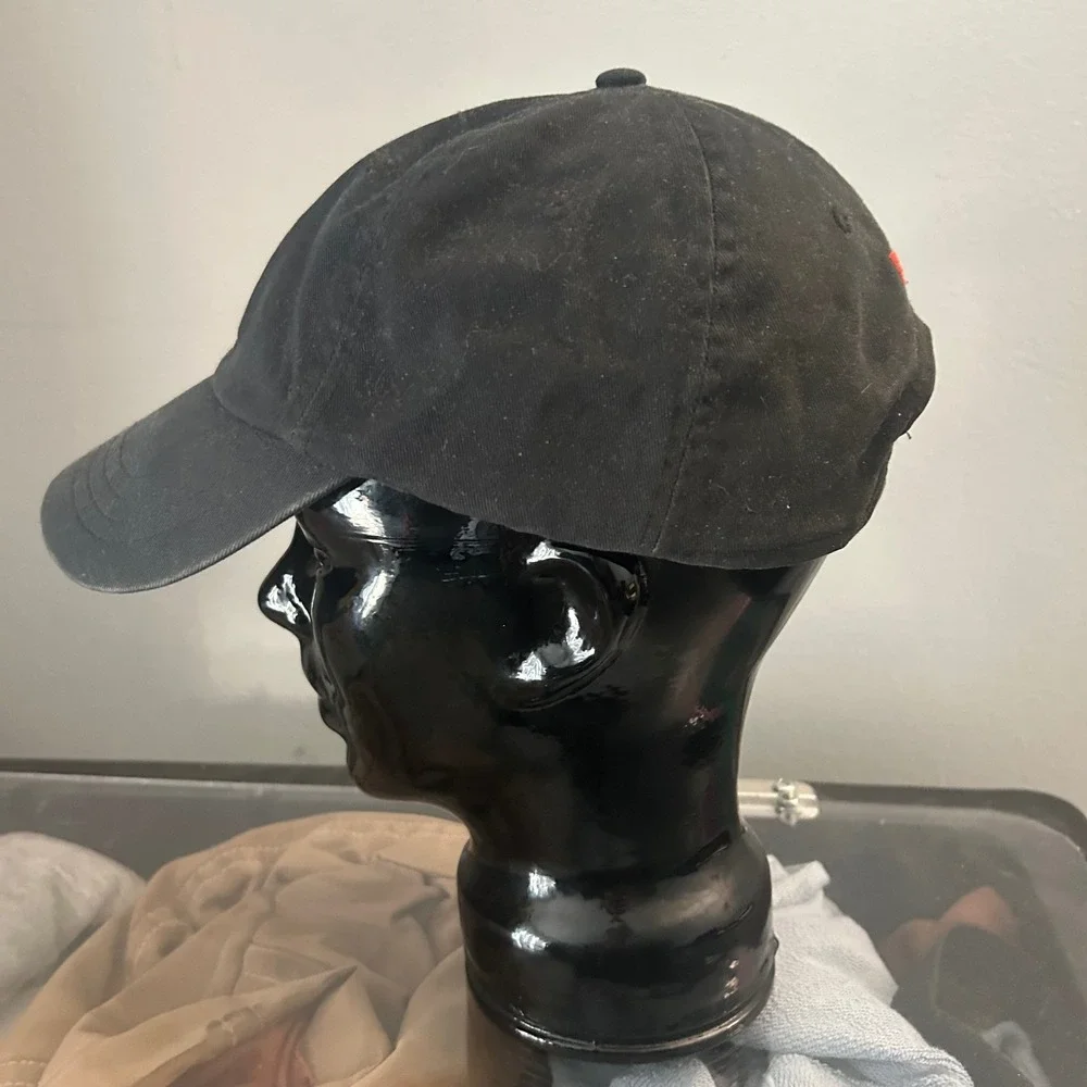 Polo Ralph Lauren Baseball Cap Men OS Black Embroidered Pony Adjustable Hat